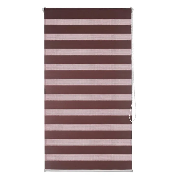 Rulou Stor Lariana Duo Clemfix, poliester, visiniu, semiopac, dimensiuni material 60.5 x 160 cm