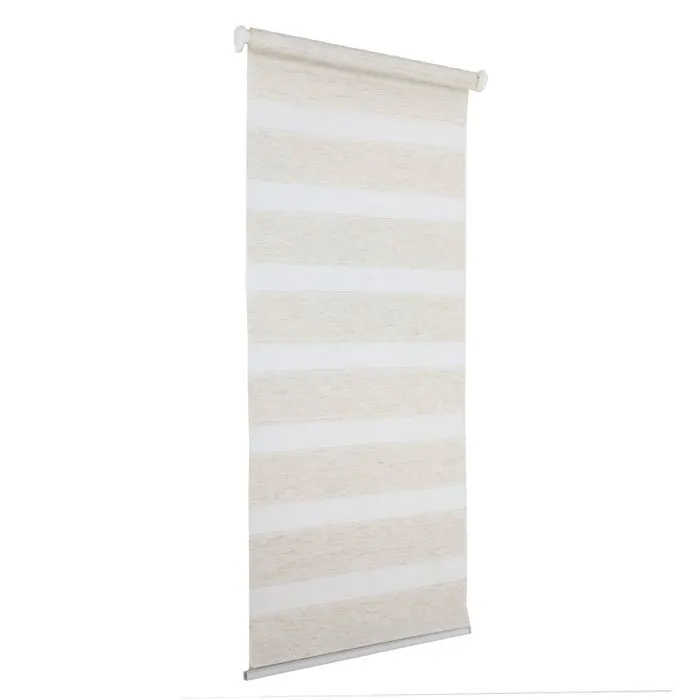 Rulou Stor Zebra Easyfix YH554P-21A1, Caressa, poliester, zi-noapte, dimensiuni material 39 x 150 cm