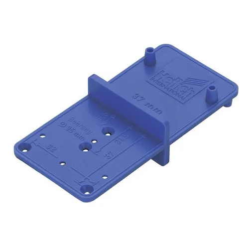 Sablon Hettich MultiBlue pentru marcat gauri, plastic, 1 bucata, 26x35mm