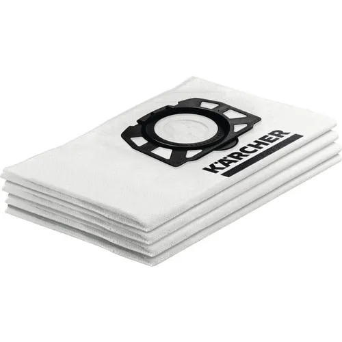 Saci filtru Karcher, fleece, set 4 bucati, 230x200x12 mm, pentru aspiratoare umed-uscate