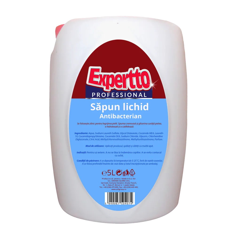 Sapun lichid Expertto, parfum fresh, antibacterian, 5 l