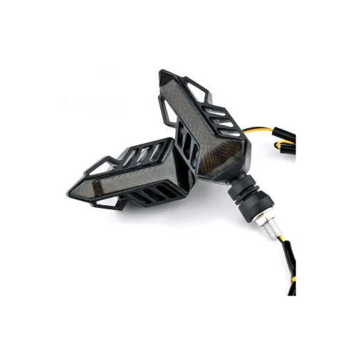 Semnalizare moto 12V cu semnalizare LED alba