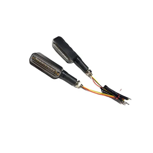 Semnalizare moto LED 12V cu functie de lumina de zi alba si semnalizare galbena — imaginea 3