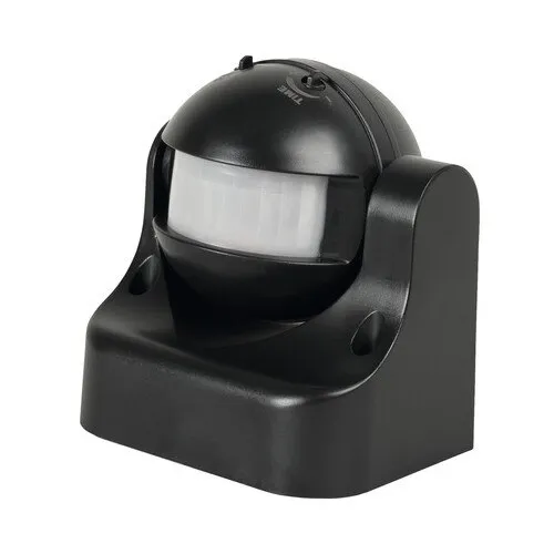 Senzor de miscare Novelite 180° 1200W, pentru exterior IP44, negru
