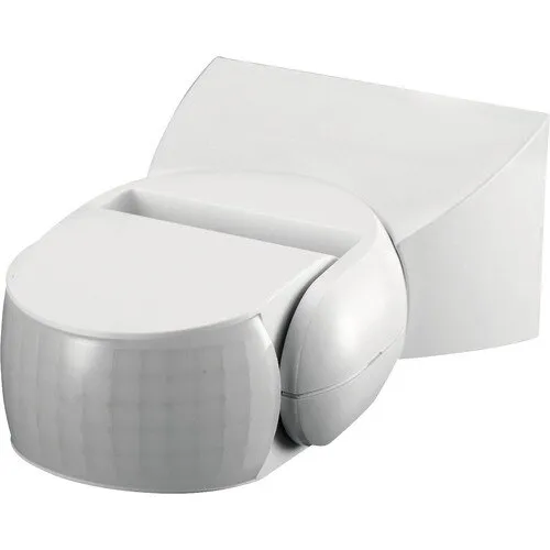 Senzor de miscare Novelite 180° 1200W, pentru exterior IP65, alb