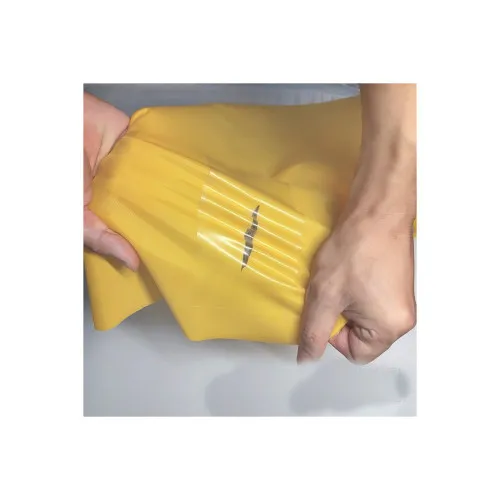 Set 10 plasturi rezistenti la apa Super Adeziv Flex Tape culoare transparent 10cmx10cm — imaginea 2