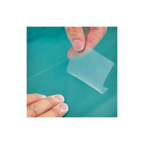 Set 10 plasturi rezistenti la apa Super Adeziv Flex Tape culoare transparent 10cmx10cm — imaginea 3
