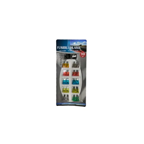 Set 10 sigurante auto cu clema Premium tip NOVA Zinc