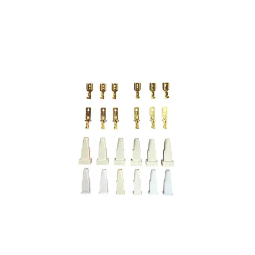 Set 12 papuci electrici mama tata cu izolatie 6.3mm