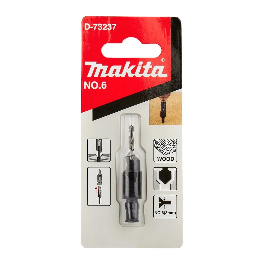 Set 2 accesorii pentru gaurire lemn, Makita D-73237, 2.4 mm