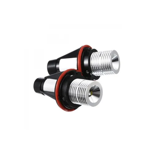 Set 2 becuri LED Marker Angel Eyes auto compatibil BMW 5W canbus alb rece plug and play — imaginea 3