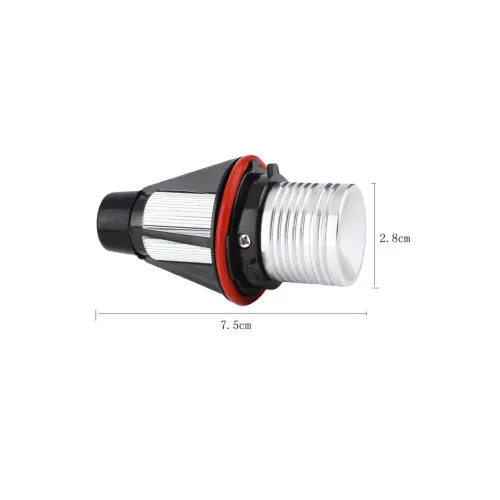 Set 2 becuri LED Marker Angel Eyes auto compatibil BMW 5W canbus alb rece plug and play — imaginea 4