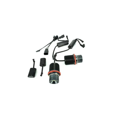 Set 2 becuri LED Marker Angel Eyes auto compatibil BMW 80W alb canbus pentru faruri xenon — imaginea 5