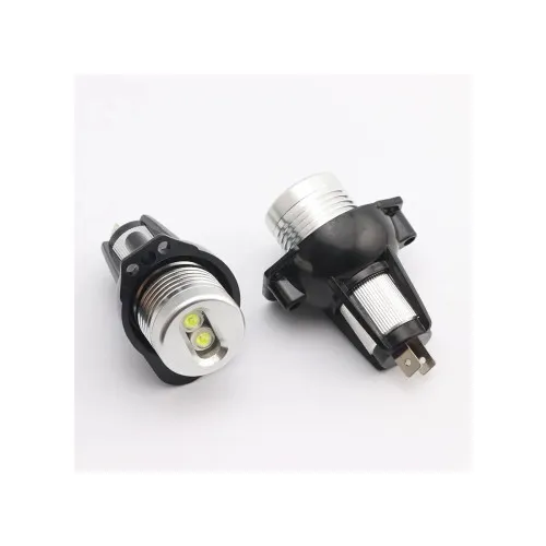 Set 2 becuri LED Marker Angel Eyes auto compatibil BMW Seria 3 E90 E91 LCI facelift 6W alb xenon 6000K canbus — imaginea 2