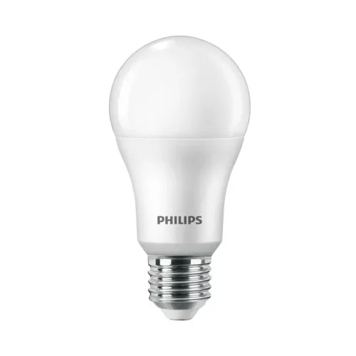Set 2 becuri LED Philips E27 13W 1521 lumeni, glob mat A67, lumina neutra