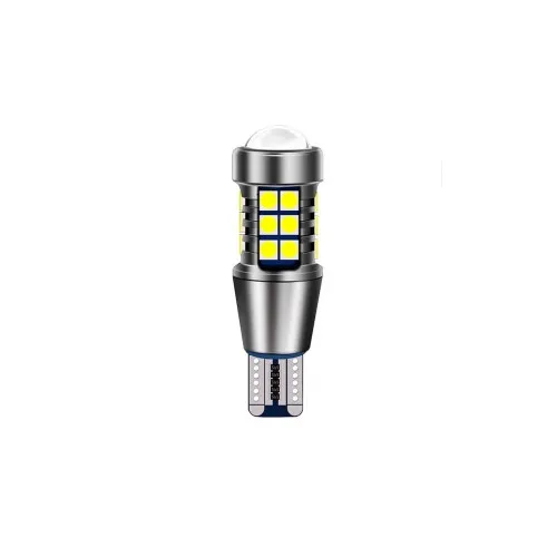 Set 2 becuri T15 27SMD 3030 Canbus 12V 800 lumen lumina alba — imaginea 2
