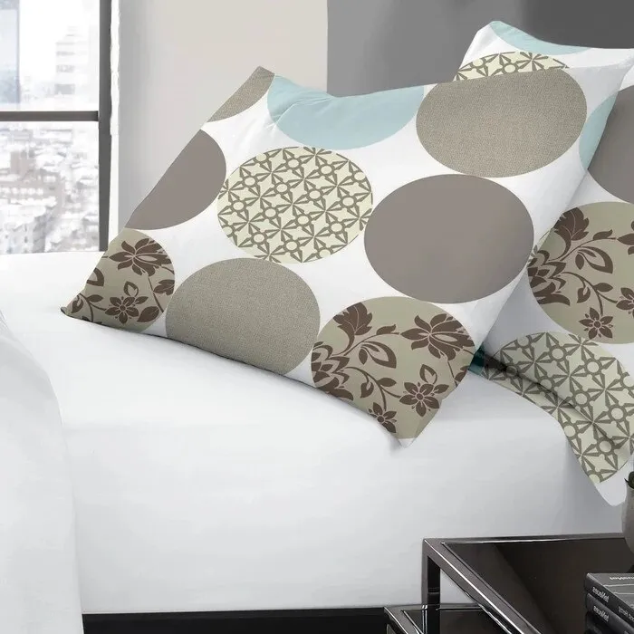 Set 2 fete de perna, 100 % bumbac, multicolor, 50 x 70 cm
