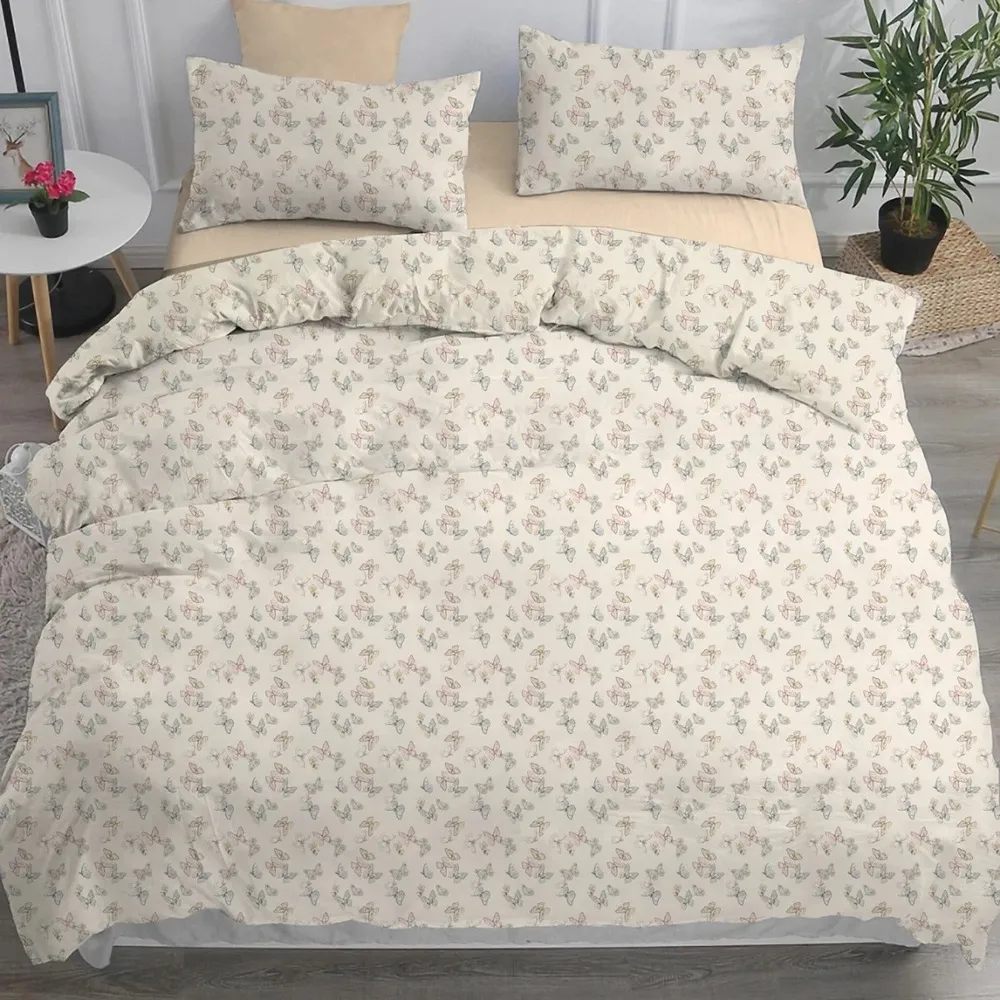 Set 2 fete de perna Studio Casa Butterfly, bumbac, 50 x 70 cm, multicolor