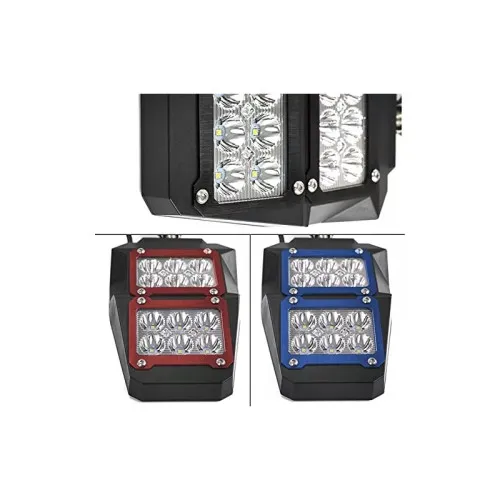 Set 2 oglinzi universale compatibile UTV sau Maverick X3 cu proiectoare — imaginea 2