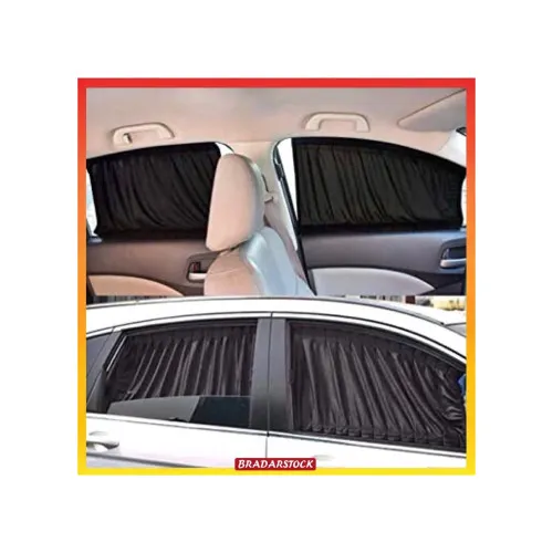 Set 2 perdele laterale auto din panza pe sina calitate PREMIUM Lungime 70 cm — imaginea 3