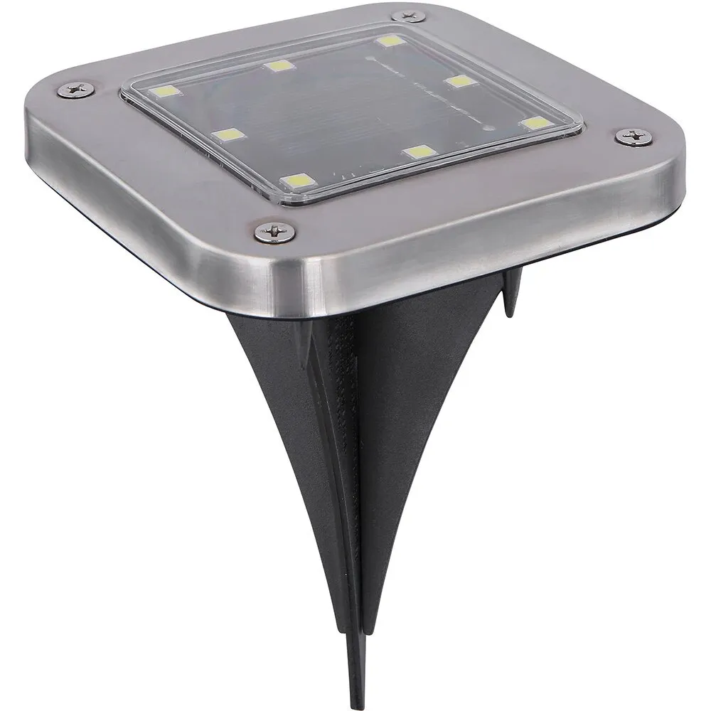 Set 2 spoturi solare GLOBO, IP44, plastic, transparent