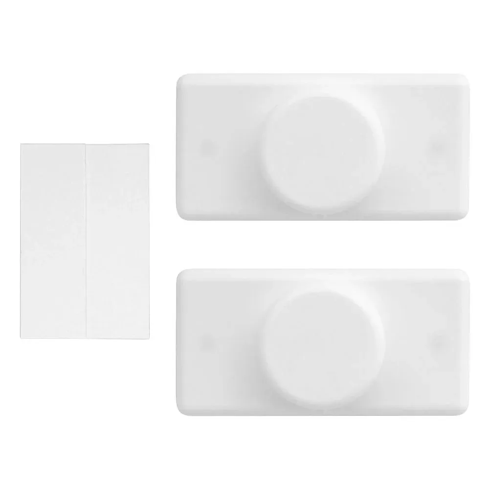 Set 2 suporti magnetici pentru geamuri rabatabile, rezistenti, usor de instalat