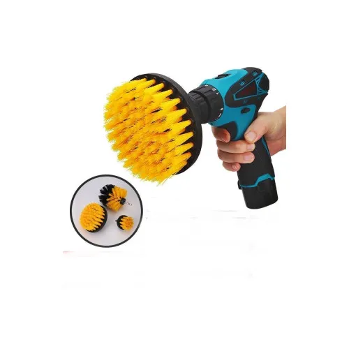Set 3 perii curatat cu adaptare pentru bormasina — imaginea 5