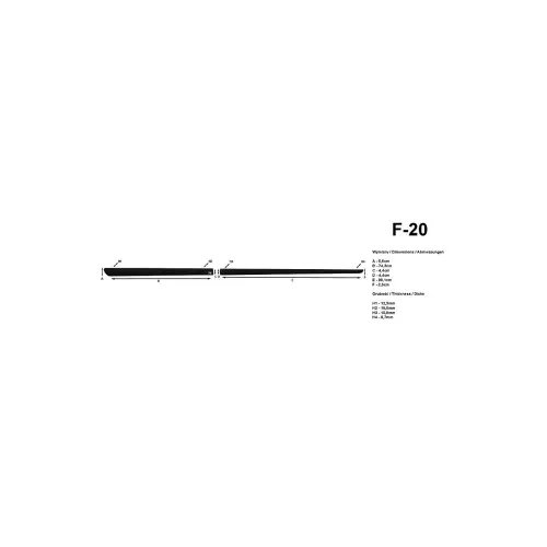Set 4 bandouri usa compatibil Peugeot 2008 2013-2019 SUV — imaginea 4