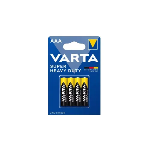 Set 4 baterii Varta AAA R3 Zinc-Carbon Super Heavy Duty