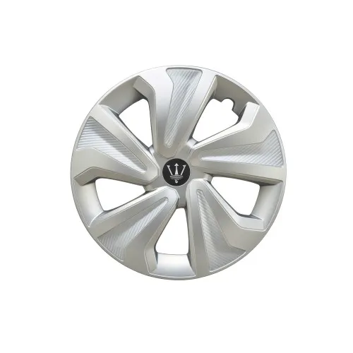 Set 4 capace roti Evo culoare argintiu 14 inch