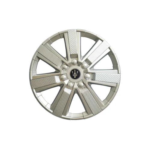 Set 4 capace roti Evo culoare argintiu 15 inch