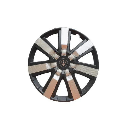 Set 4 capace roti Evo culoare negru argintiu 15 inch