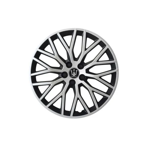 Set 4 capace roti Evo culoare negru argintiu 15 inch