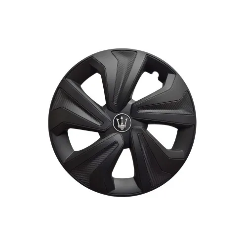 Set 4 capace roti Evo culoare negru mat 15 inch