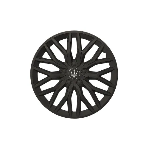 Set 4 capace roti Evo culoare negru mat 16 inch