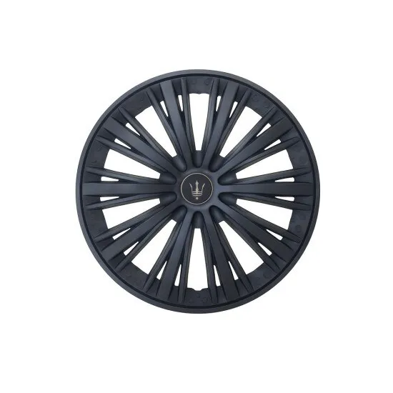 Set 4 capace roti Evo culoare negru mat 16 inch