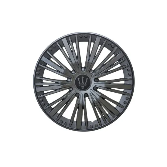Set 4 capace roti Evo, gri antracit, 15 inch, ABS