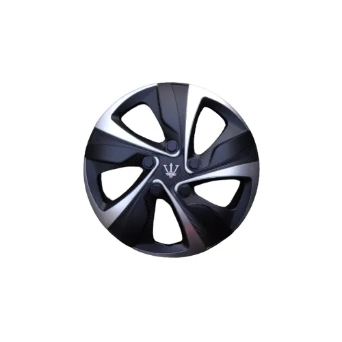 Set 4 capace roti model EVO negru+argintiu 14"
