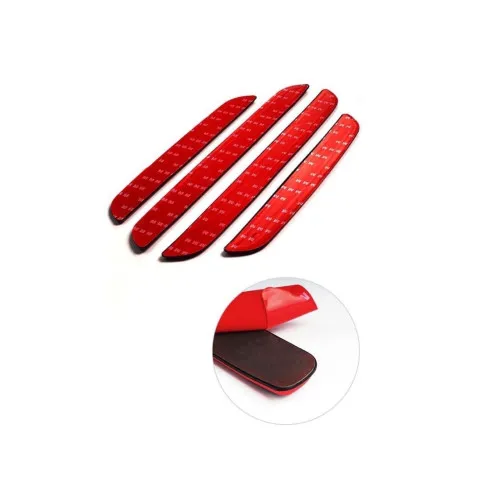 Set 4 ornamente protectie praguri din cauciuc — imaginea 3