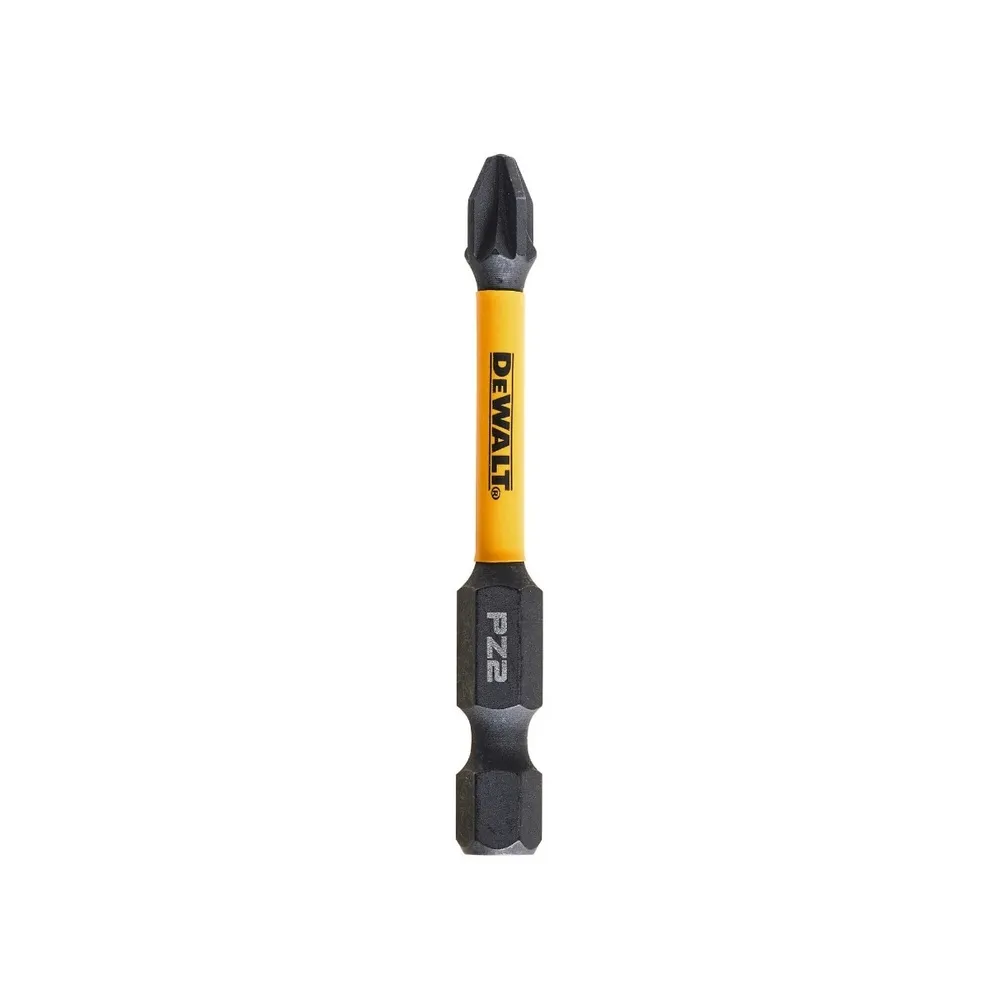 Set 5 biti DeWalt Flextorq PZ2, 57 mm, prindere hexagonala 1/4 inch