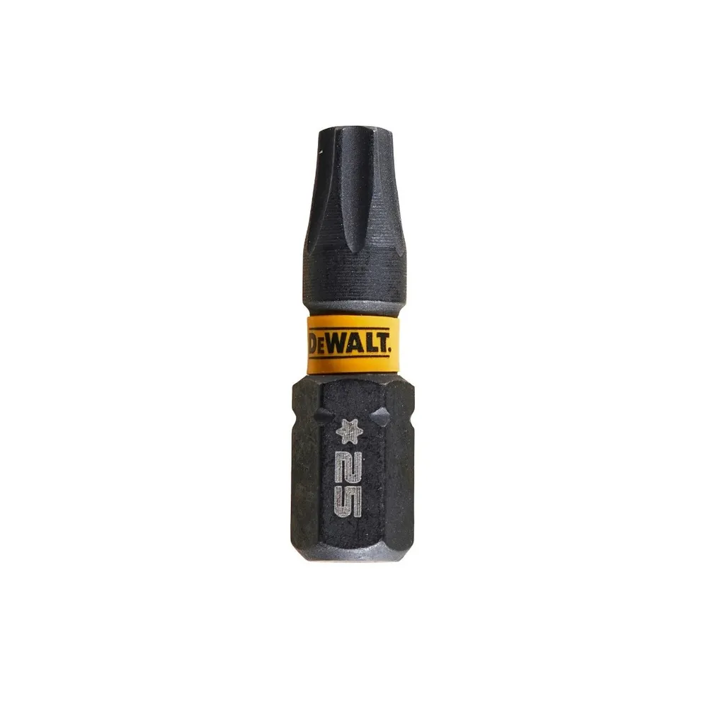Set 5 biti DeWalt Flextorq, T25, 25 mm, profil Torx