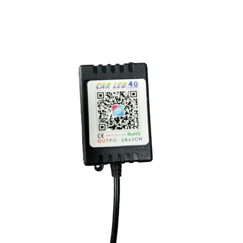 Set 6 lampi cu LED RGB 12V grila masca control prin aplicatie telefon,diverse jocuri de lumini sau lumina continua. — imaginea 4