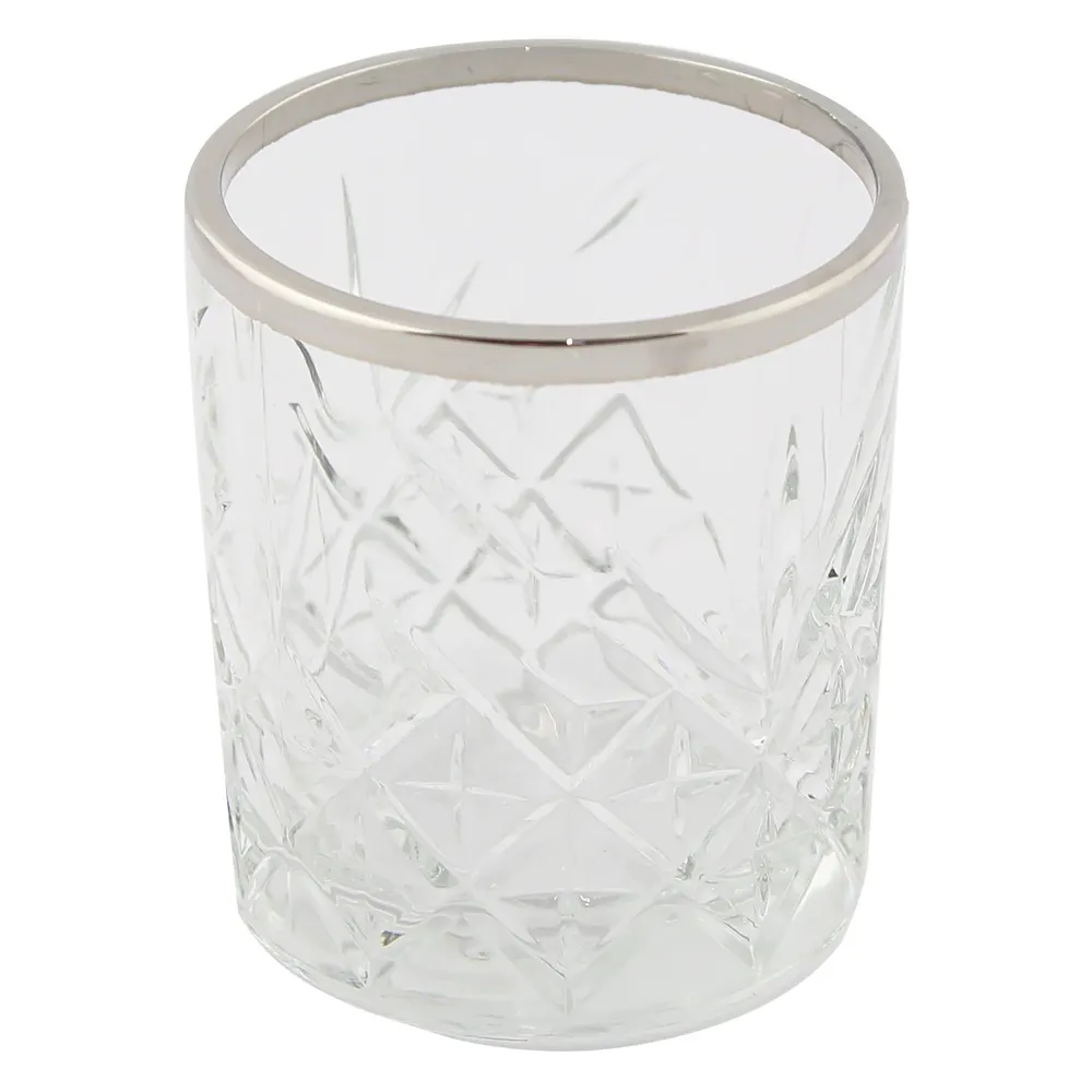 Set 6 pahare whisky Timeless, sticla transparenta, 225 ml