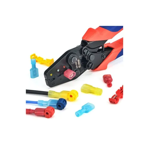 Set 60 perechi conectori rapizi T Tap 12V 24V conexiuni electrice auto MIV — imaginea 3