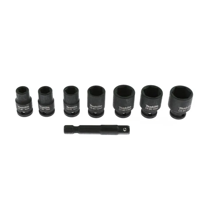Set 7 biti pentru insurubare, Makita E-12289, cu prelungitor, 8 piese