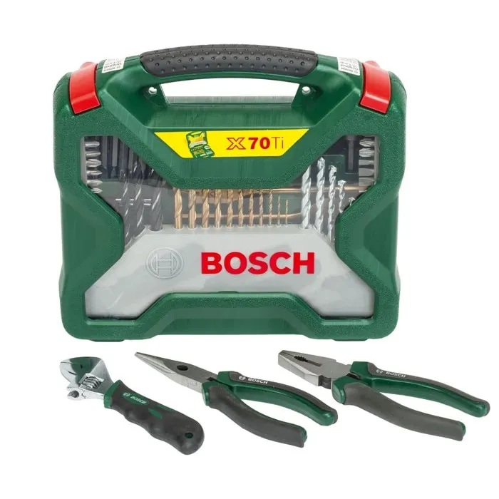 Set 70 accesorii, pentru gaurire si insurubare, Bosch X-Line
