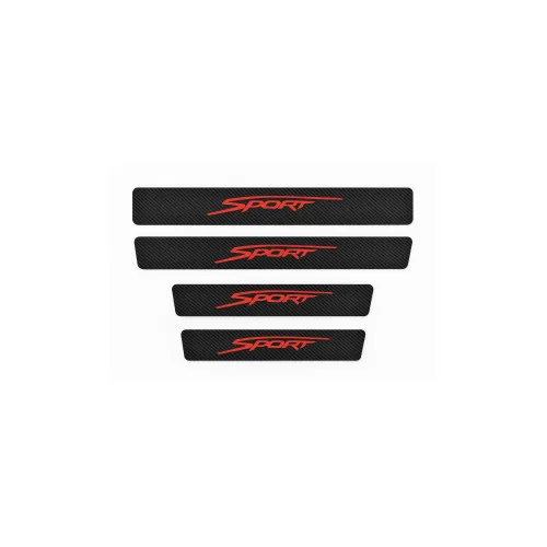Set abtibild protectie praguri auto carbon 5d PET