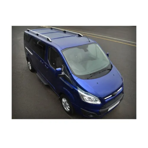 Set bare portbagaj longitudinale aluminiu auto compatibile Ford Transit Custom lung 2012-2023 ER-C