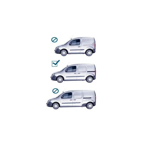 Set bare portbagaj longitudinale aluminiu auto compatibile Opel Combo scurt 2019-> ER-A — imaginea 2