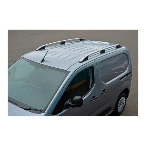 Set bare portbagaj longitudinale aluminiu auto compatibile Peugeot Partner scurt 2019-> ER-A